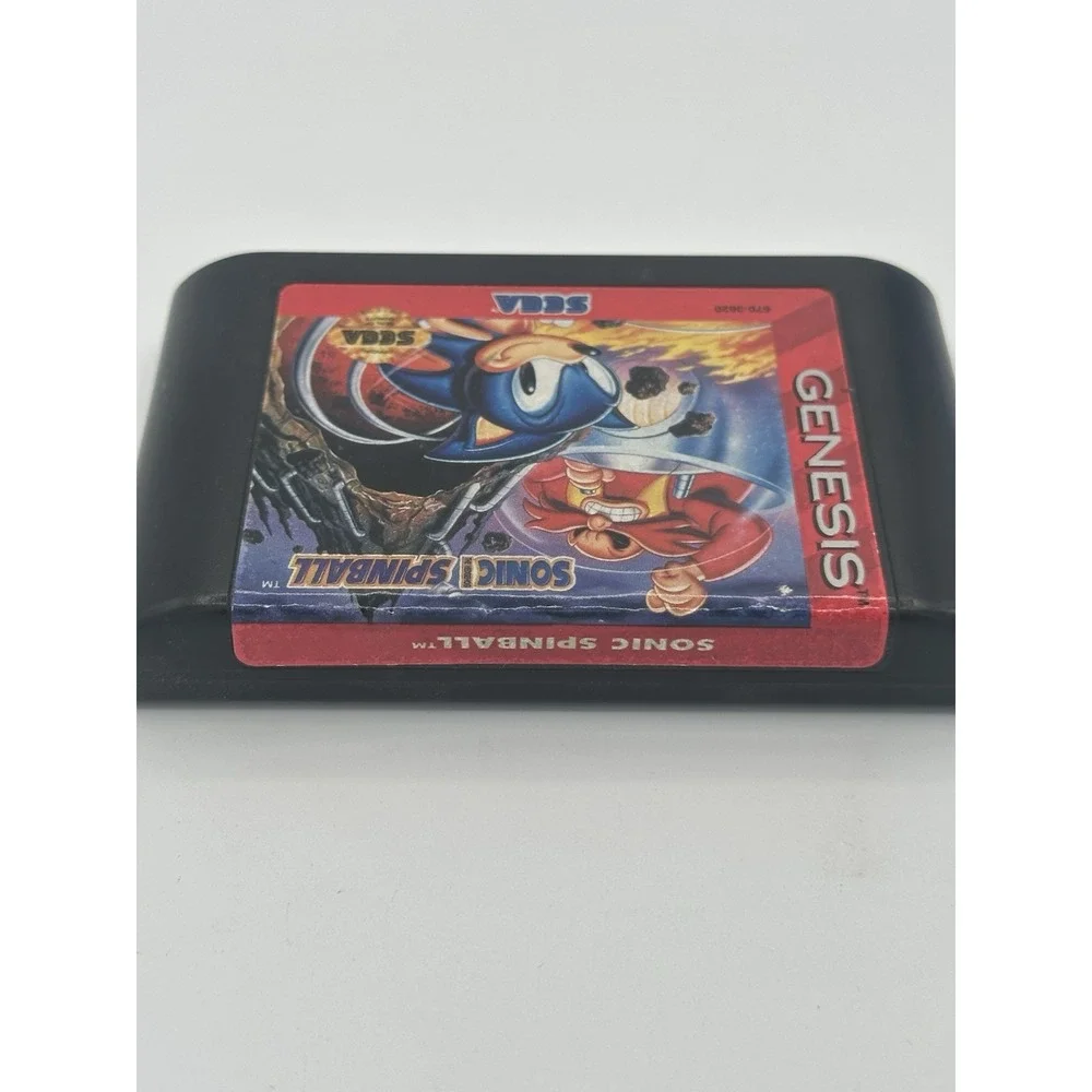 Sonic Spinball Sega Genesis Authentic Cartridge Tested Classic Platformer